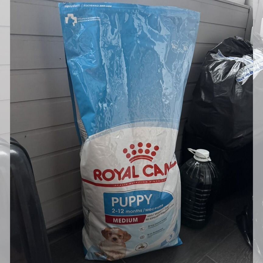 Корм для собак royal canin puppy medium