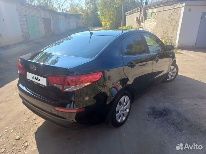 Kia Rio 1.6 МТ, 2016, 115 000 км