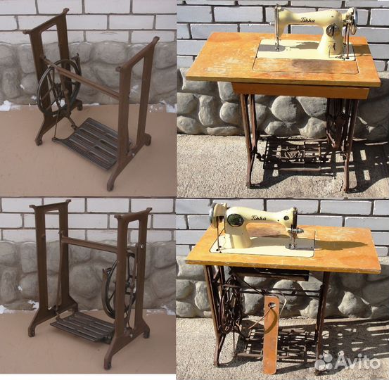Старинные швейные машинки на запчасти