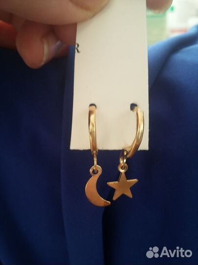 Серьги новые