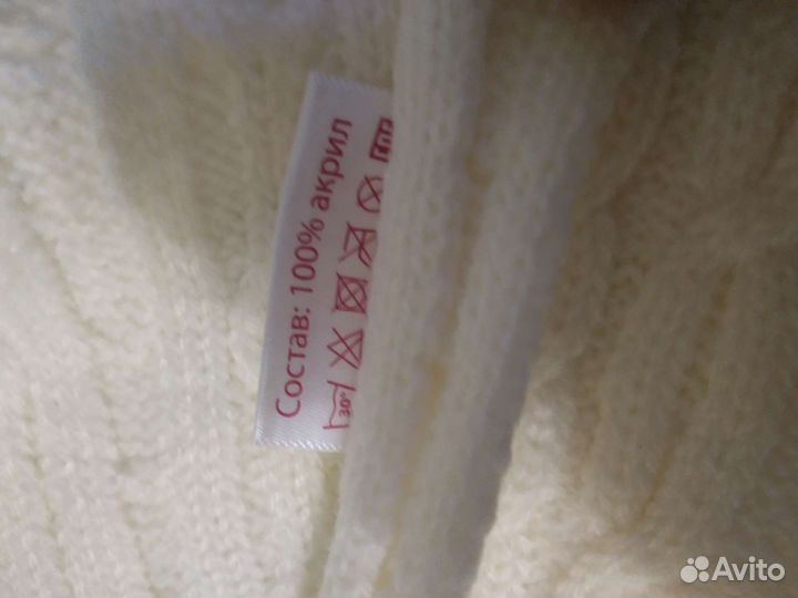 Набор женский варежки, шапка, шарф.оски