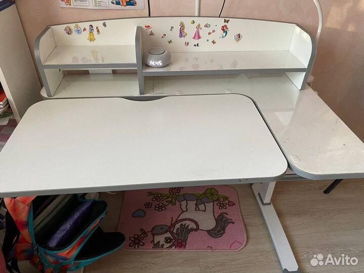 Растущая парта Mealux Martin с надстройкой