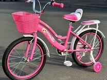 Велосипед детский 18" розовый для девочки
