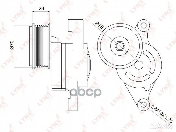 Натяжитель ремня навесного оборудования PT3025