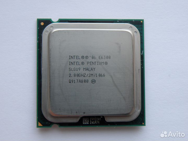 Двухядерный процессор Intel E63000 2.8 GHz Intel