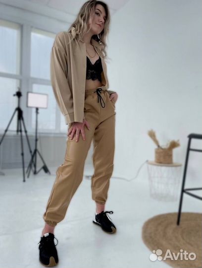 Брюки экокжа