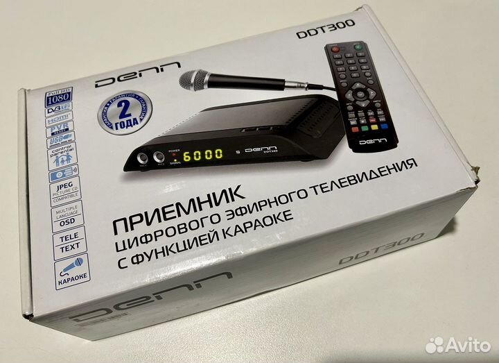 Тв-тюнер с микрофоном караоке