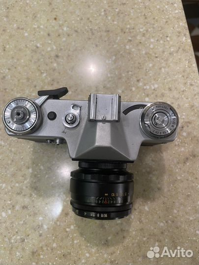 Фотоаппарат зенит-е+polaroid 636