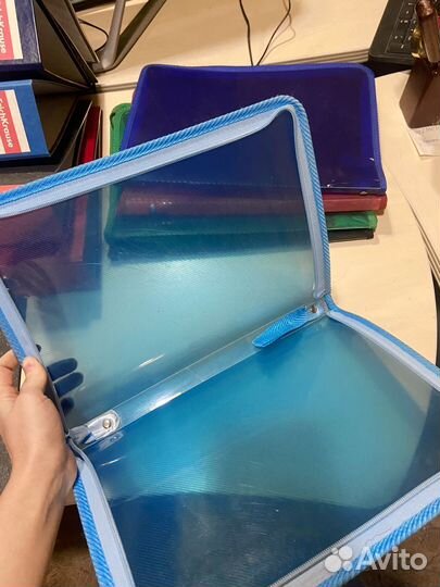 Папки для документов канцелярские бу