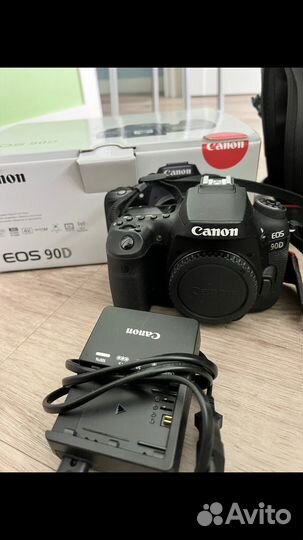 Фотоаппарат canon EOS 90D + объектив sigma+ Рюкзак