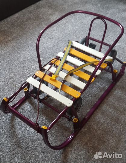 Детские санки с колесами