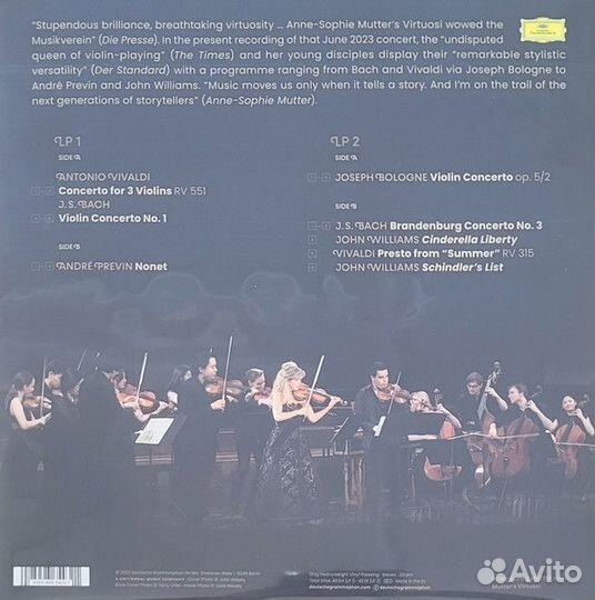 Anne-Sophie Mutter & Mutter's Virtuosi - Bach, Bo