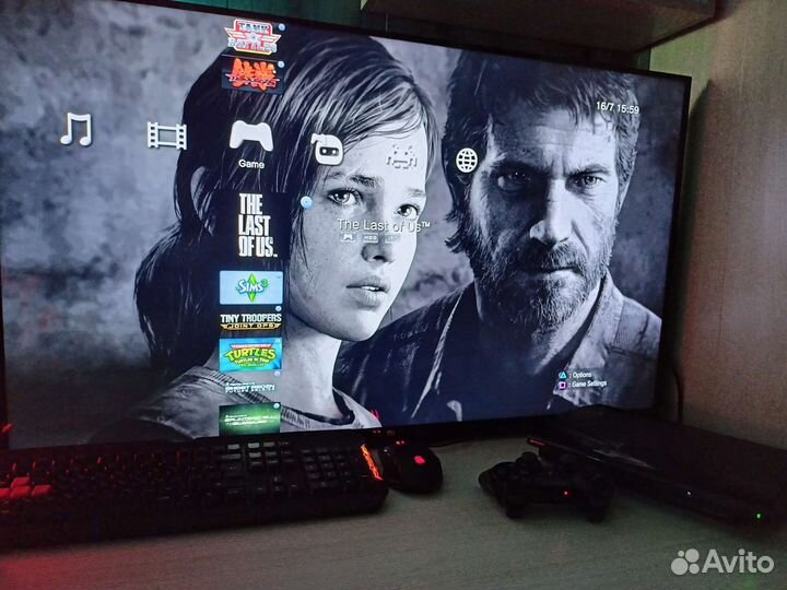 SonyPs3/прошитая/500гб/50 игр/Super Slim