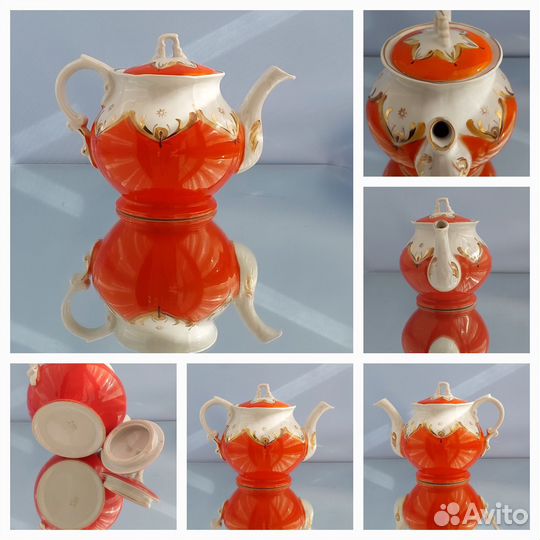 Чайник и молочник от сервиза 