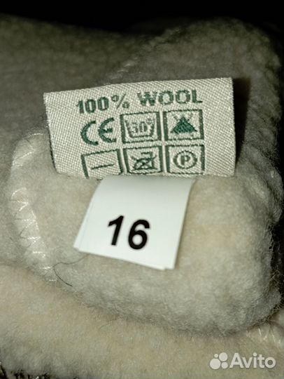 Варежки Alwero 100 шерсть (р.16/L)