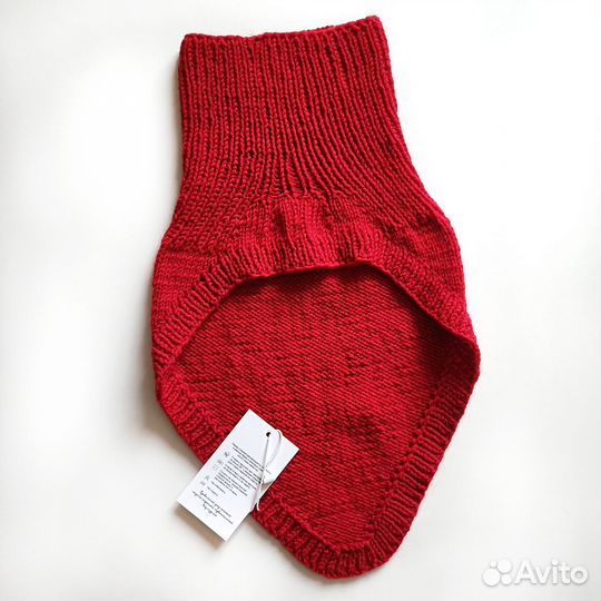 Снуд-уголок женский вязаный