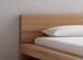 Двуспальная кровать из массива дуба в стиле минима