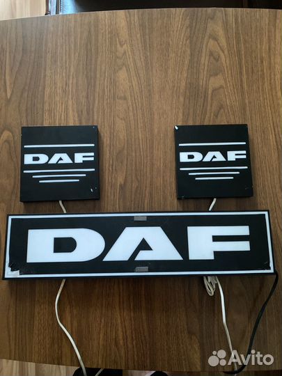 Светодиодные таблички на лобовое стекло DAF