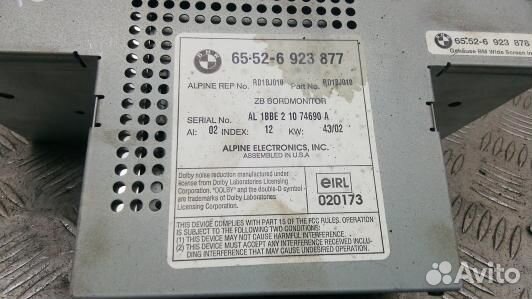 Магнитола BMW X5 E53 (BEA01I401)