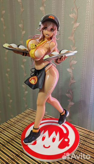 Аниме-фигурка Super Sonico Bikini Waitress Ver