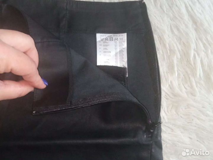 Шорты из эко кожи