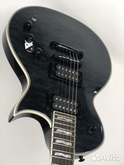Электрогитара ESP ltd EC-1000piezo QM stblk
