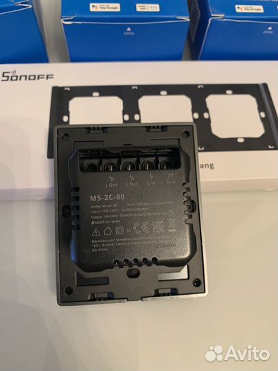 Умные выключатели Sonoff M5-2C-80