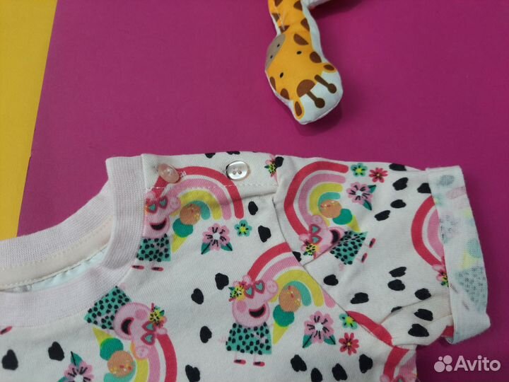 Футболки на девочку пакетом 74 80