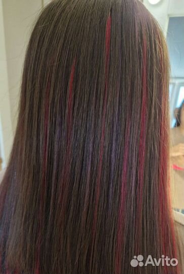 Наращивание волос модель