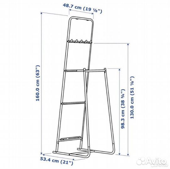 Зеркало кнаппер IKEA