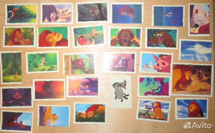 Наклейки panini Король Лев 1994