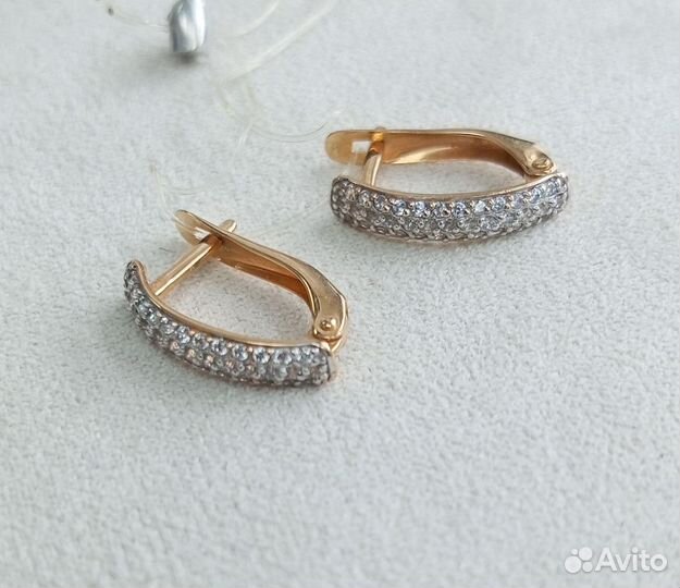 Золотые серьги 585 пробы. Арт.152