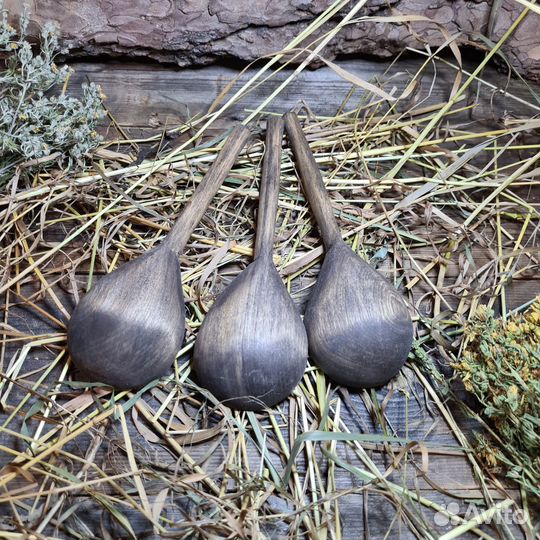 Ложки деревянные столовые 3 шт.Набор Травник