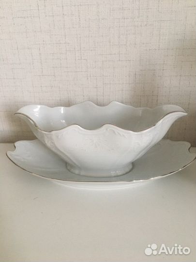 Соусник и менажница богемия