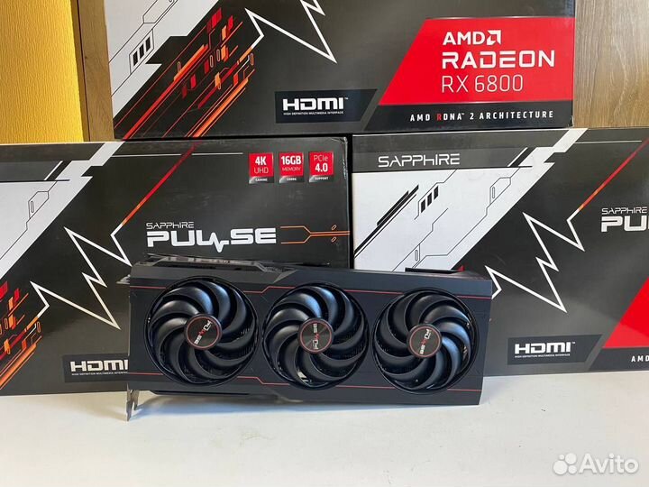 Видеокарта sapphire rx 6800 16GB Гарантия
