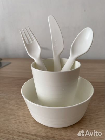 Детские приборы Калас Икеа Kalas IKEA новые