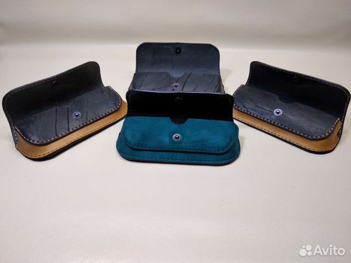 Очечник из натуральной кожи