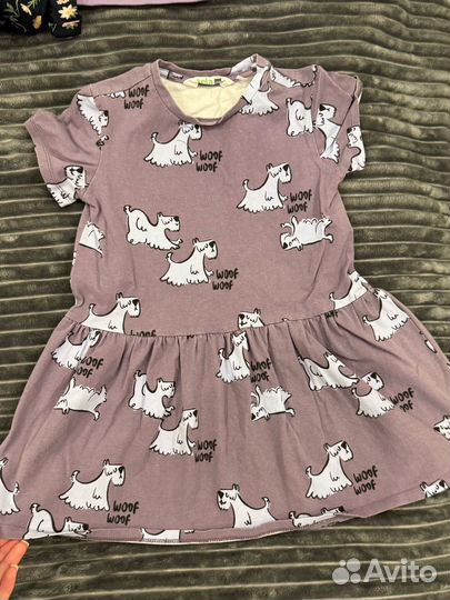 Вещи пакетом на девочку 116 см