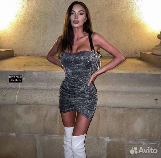 Платье люрекс