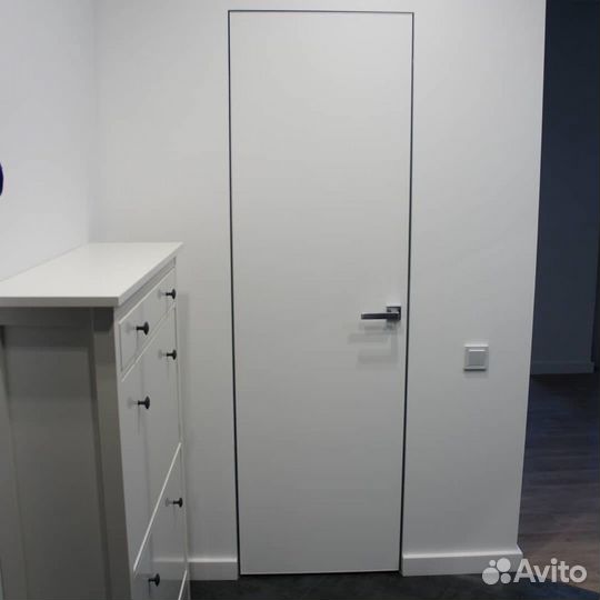 Двери межкомнатные-невидимки (скрытый короб)