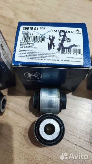 Сайлентблоки задние lemforder на volkswagen passat