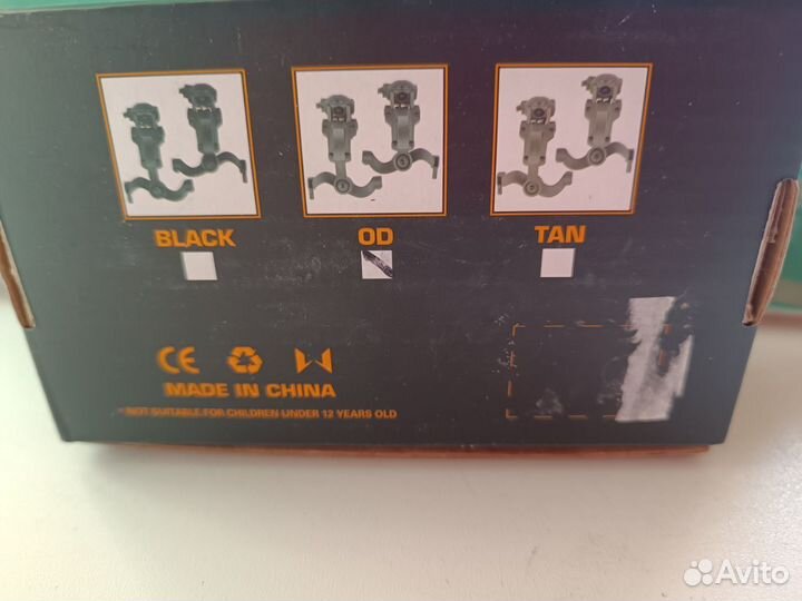 Крепление для активных наушников к шлему