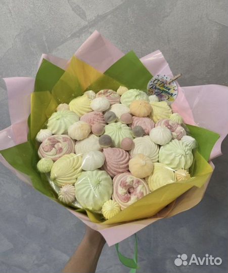 Зефирный букет / Сладкий подарок к 8 марта