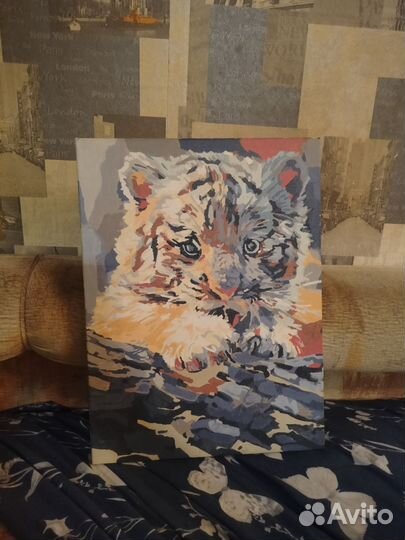 Картина по номерам готовая