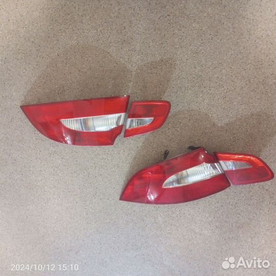 Задние фонари Шкода superb 2