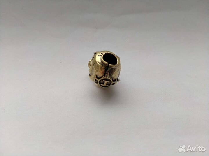 Бусина на темляк череп