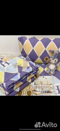 Детский набор постельное с одеялом