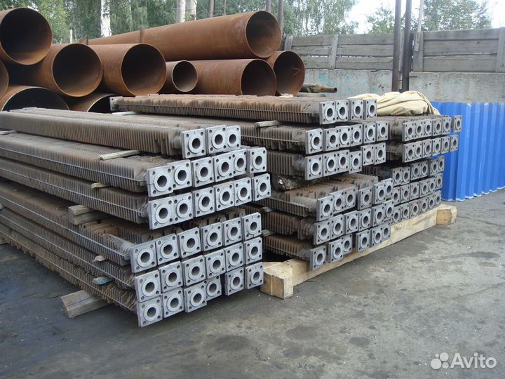 Трубы экономайзерные чугунные 2; 3 метра ребристые