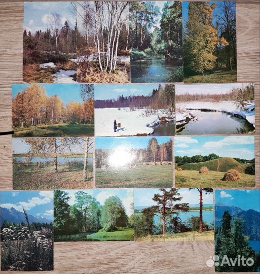 Календарики с пейзажами, природа