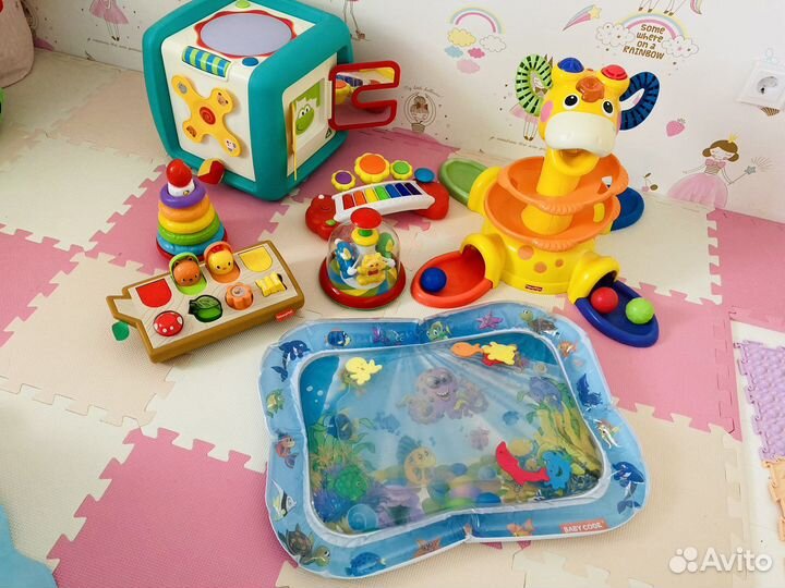 Развивающие игрушки fisher price, elc, baby go